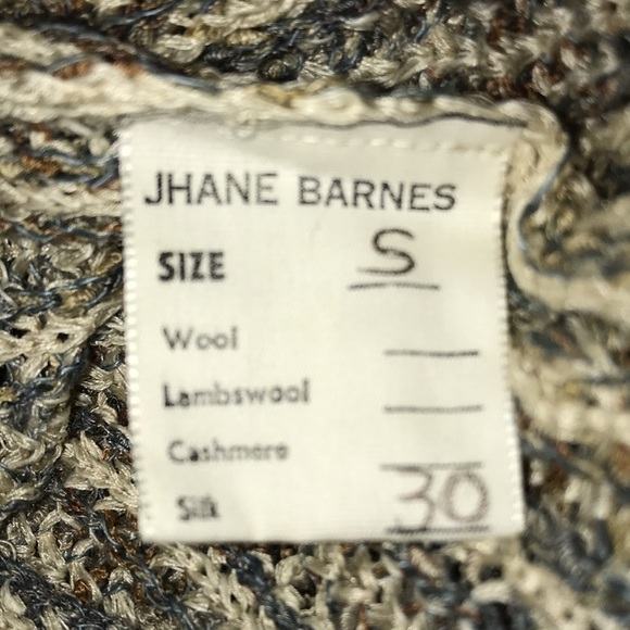 JHANE BARNES silk blend sweater knit custom soft dress RARE vintage NEW size S - Picture 4 of 8
